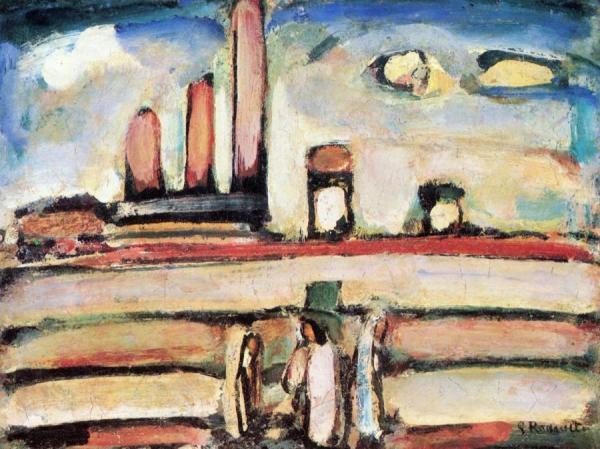Biblical Landscape by Georges Rouault
