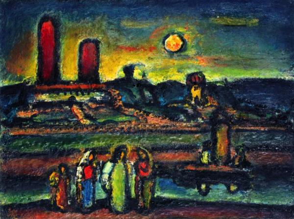 Biblical Landscape by Georges Rouault
