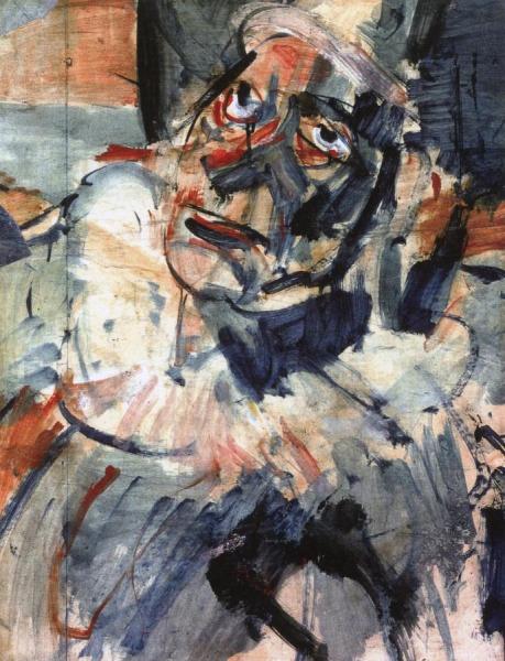 Bust Of A Clown by Georges Rouault