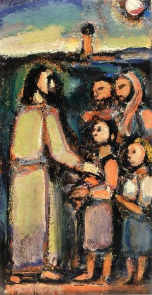 Georges Rouault Christ And Children
