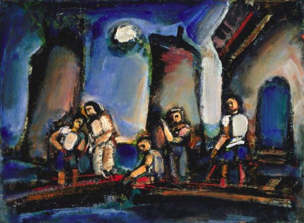 Christ And The Fisherman by Georges Rouault