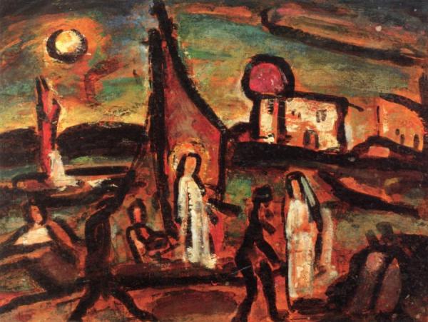 Christ And The Fishermen by Georges Rouault Oil Painting Reproductions