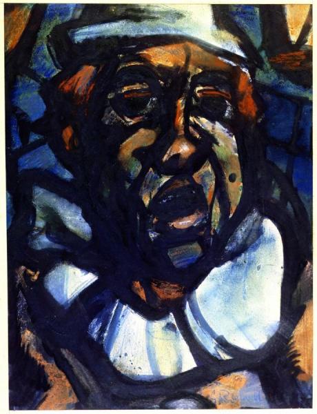 Clown by Georges Rouault