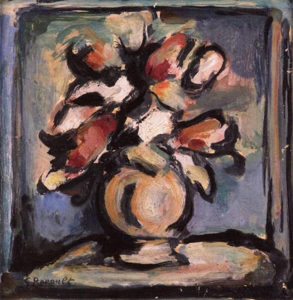 Decorative Flowers by Georges Rouault