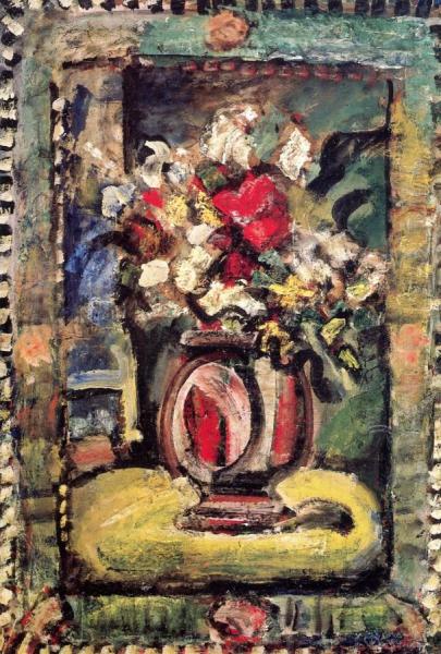 Decorative Flowers by Georges Rouault Oil Painting Reproductions