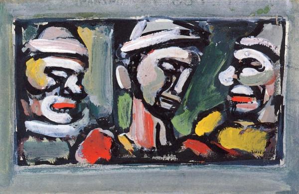 'evening Star, Eyes Closed...' by Georges Rouault