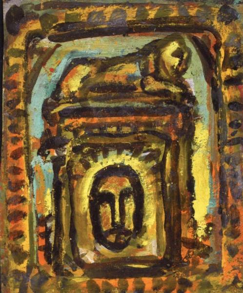 Holy Face (decorative Elements) by Georges Rouault Oil Painting Reproductions