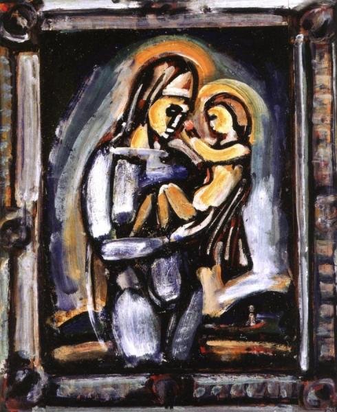 In These Dark Times Of Vainglory And Unbelief, Our Lady Of The Ends Of The Earth Remains Vigilant. by Georges Rouault