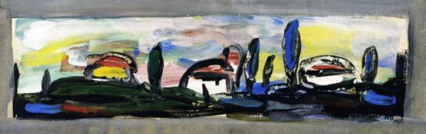 Landscape by Georges Rouault