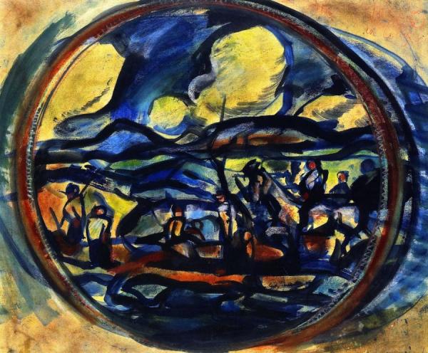 Landscape, The Ride by Georges Rouault