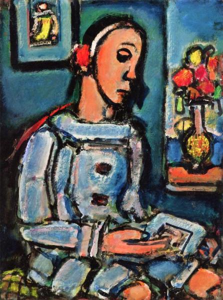Le Pierrot Sage by Georges Rouault