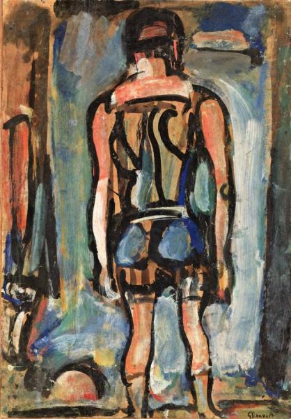 Man's Back by Georges Rouault Oil Painting Reproductions