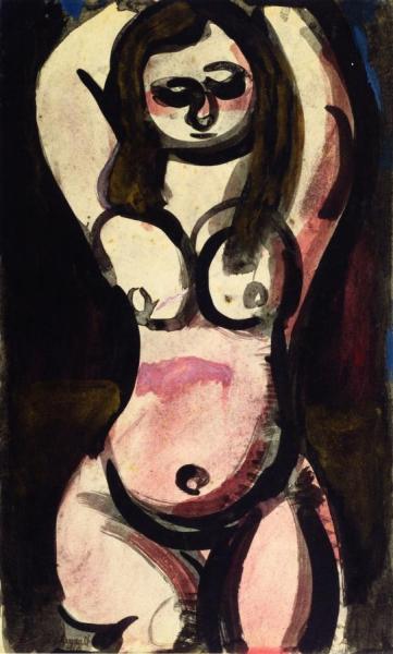 Nude. Project Album: Virgins And Non-virgins by Georges Rouault