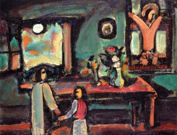 Old Faubourg by Georges Rouault