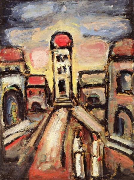 Old Faubourg by Georges Rouault