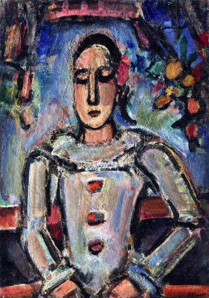 Pierrot by Georges Rouault