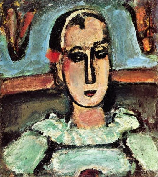 Pierrot by Georges Rouault Oil Painting Reproductions