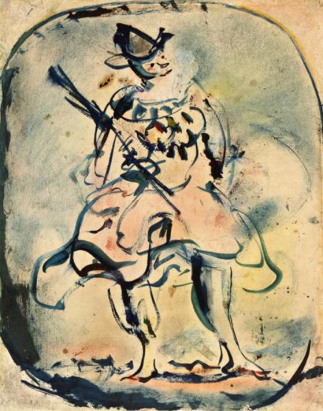 Pierrot by Georges Rouault