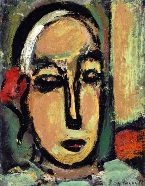 Pierrot by Georges Rouault