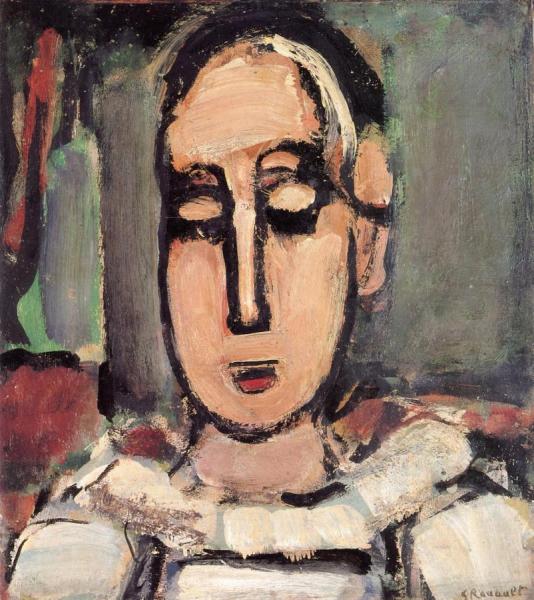 Pierrot by Georges Rouault