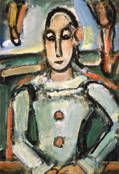 Pierrot by Georges Rouault Oil Painting Reproductions