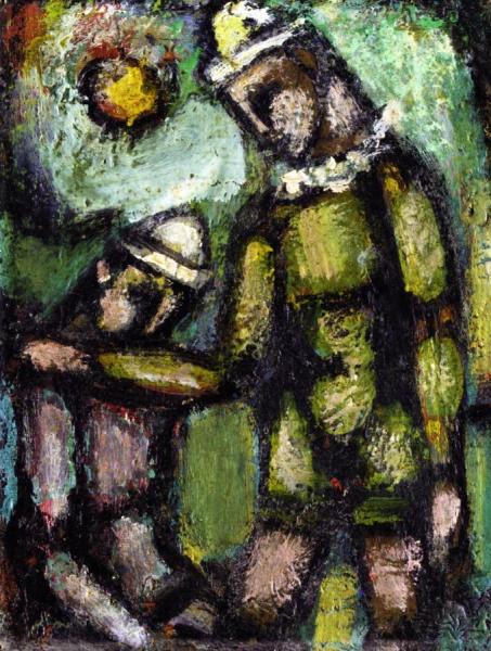Pierrots by Georges Rouault