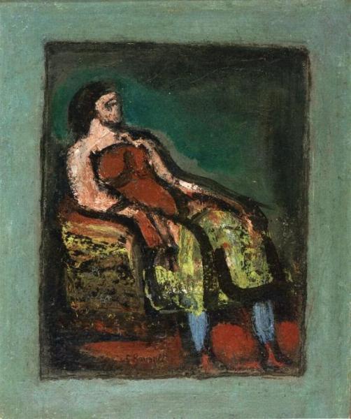 Seated Woman by Georges Rouault