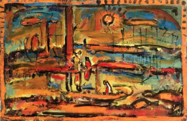 Sunset by Georges Rouault