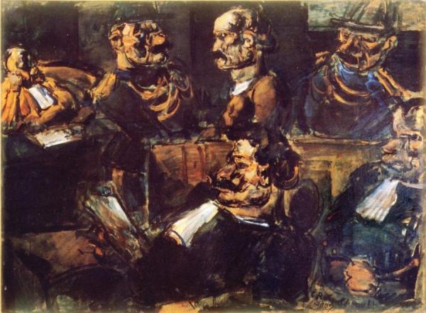 The Accused by Georges Rouault Oil Painting Reproductions