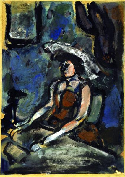 The Cashier by Georges Rouault