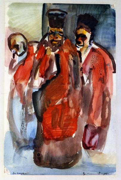 The Court by Georges Rouault