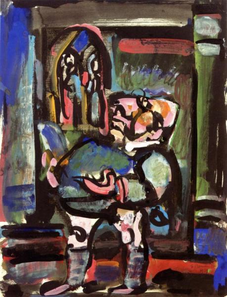 The Pedagog by Georges Rouault