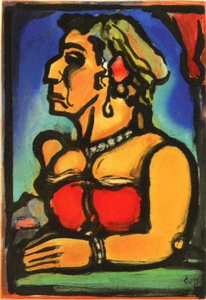 The Shooting Star Circus: Madame Carmencita by Georges Rouault