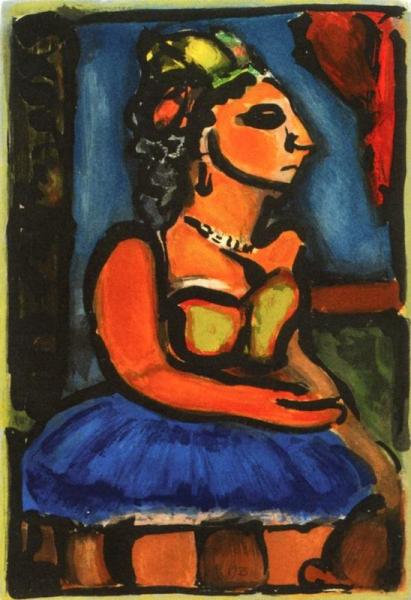 The Shooting Star Circus: Madame Louison by Georges Rouault