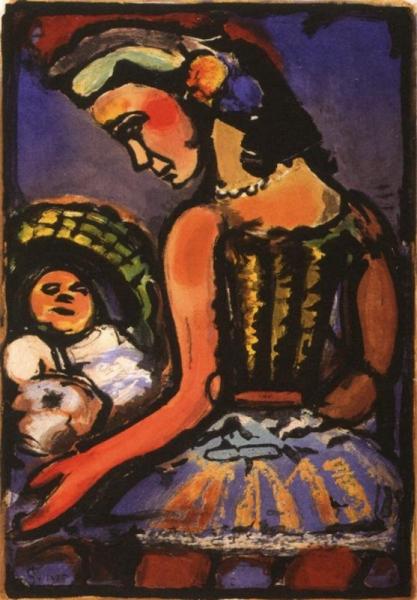 The Shooting Star Circus: Sleep, My Love by Georges Rouault