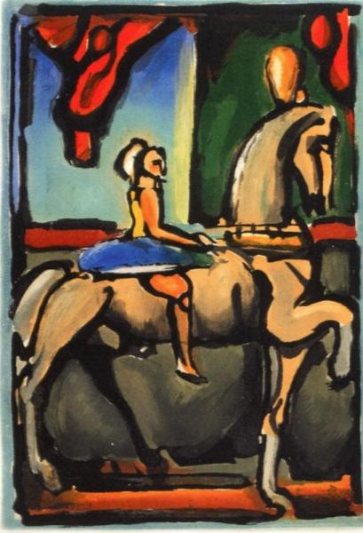 The Shooting Star Circus: The Little Equestrienne by Georges Rouault