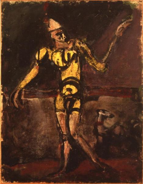 The Yellow Clown by Georges Rouault