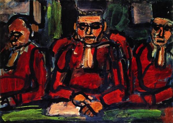 Three Judges by Georges Rouault