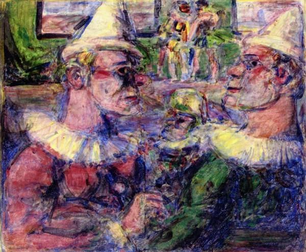 Two Clowns by Georges Rouault