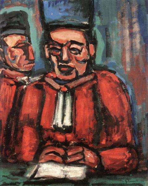 Two Judges by Georges Rouault