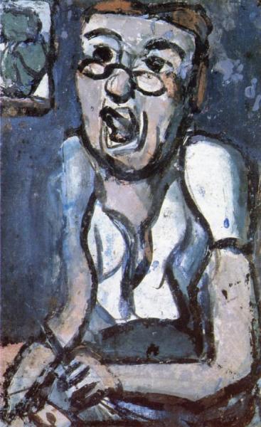 Woman With Spectacles by Georges Rouault