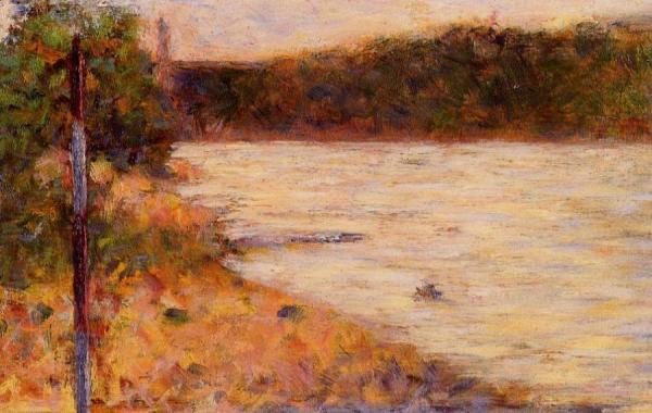 Banks Of A River by Georges Seurat