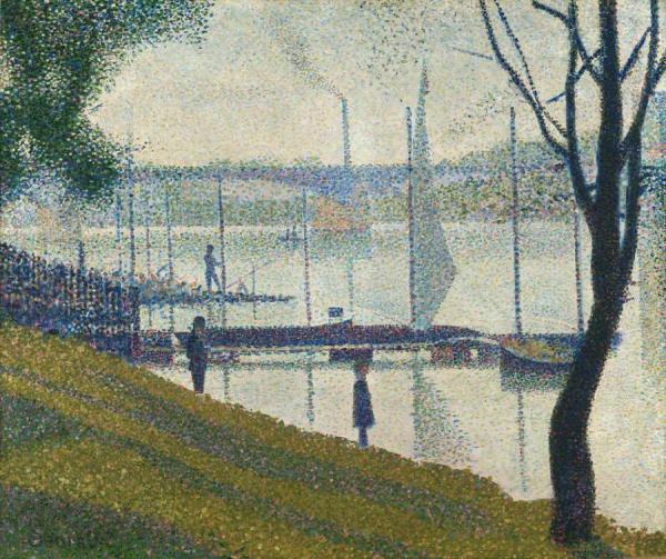 Bridge At Courbevoie by Georges Seurat