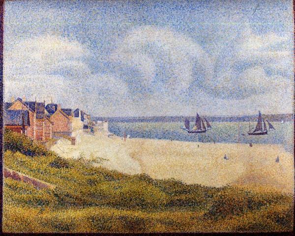 Le Crotoy, Downstream by Georges Seurat