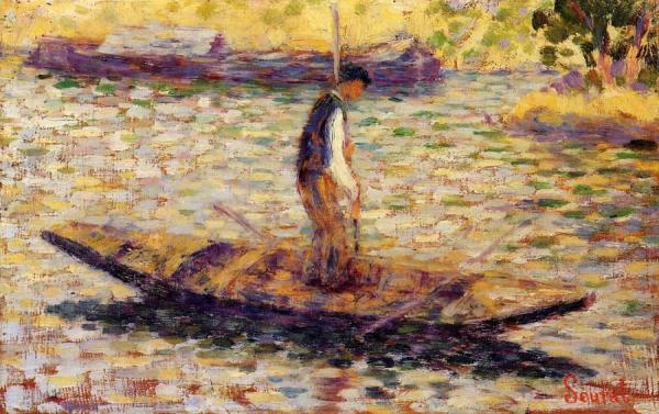 Riverman by Georges Seurat