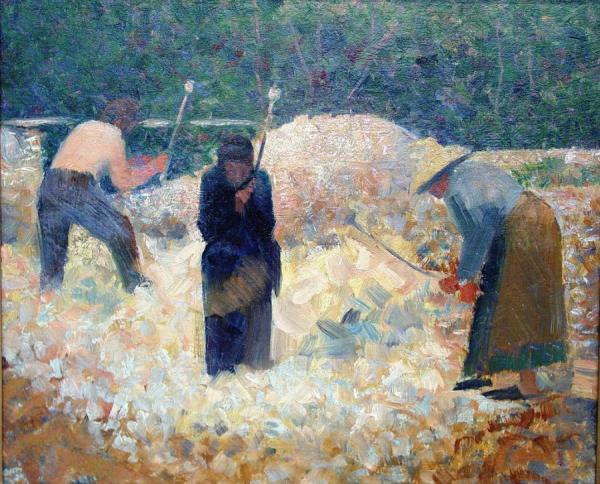 Rock-breakers, Le Raincy by Georges Seurat