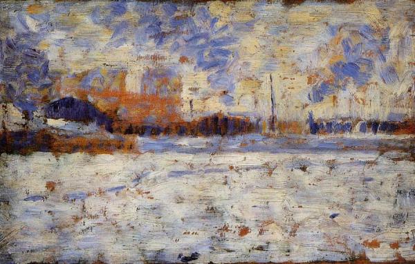 Snow Effect: Winter In The Suburbs by Georges Seurat