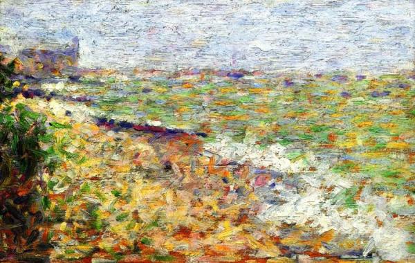 The Anchorage At Grandcamp by Georges Seurat