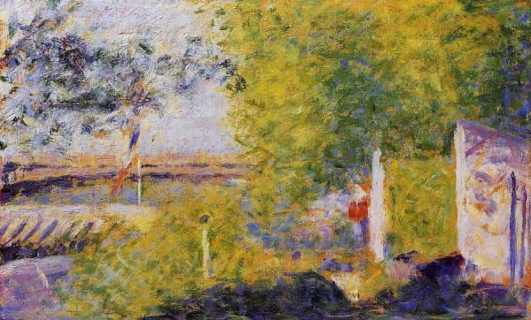 The Bineau Bridge by Georges Seurat