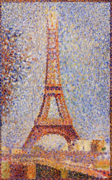 The Eiffel Tower by Georges Seurat